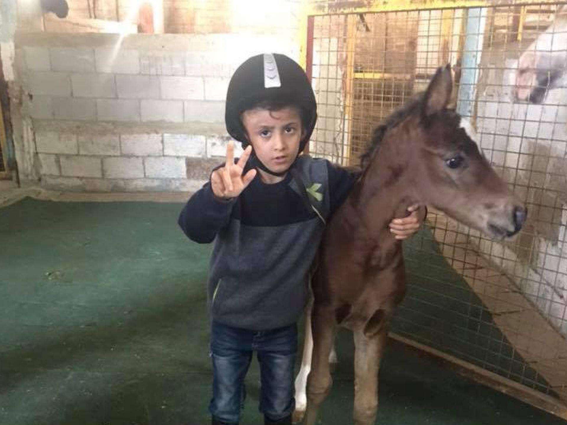  Ahmed with the new foal