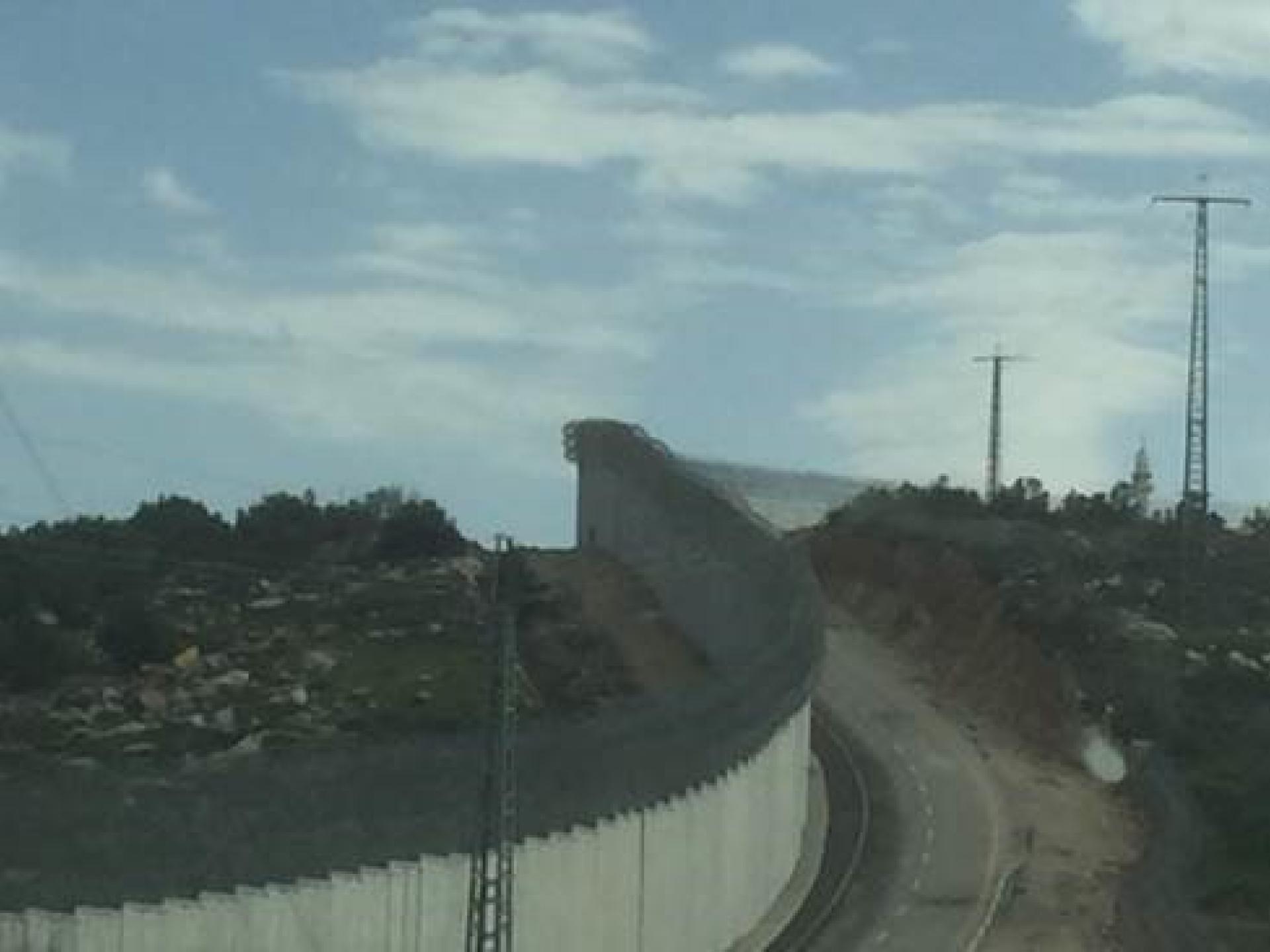 חומת ההפרדה באזור התנחלות נגוהות נמצאת על הקו הירוק, אשר נקבע כקו הפרדה בין ישראל לשכנותיה ב 1949. נגוהות נמצאת בצד המזרחי (הפלסטיני) של החומה; ישראל נמצאת בצד המערבי