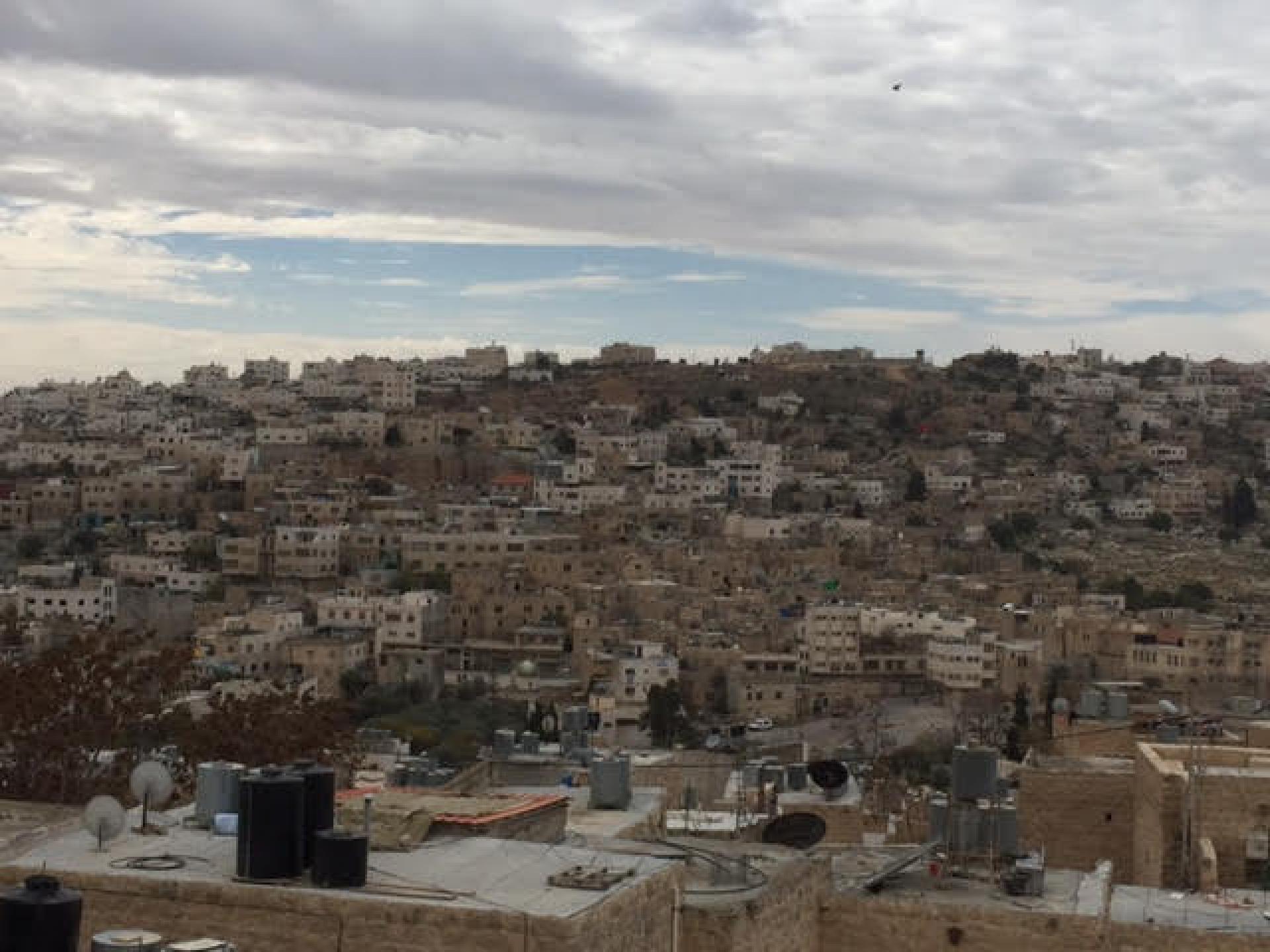 A view of Hebron from the home of Aref