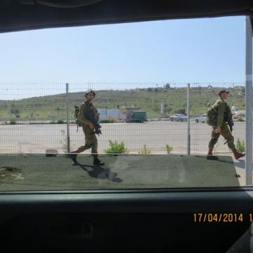17.04.14 Za'tara Checkpoint מחסום זעתרה