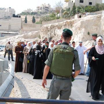 Ras Abu Sbeitan/Zeitim checkpoint 05.09.08