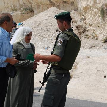 Ras Abu Sbeitan/Zeitim checkpoint 05.09.08