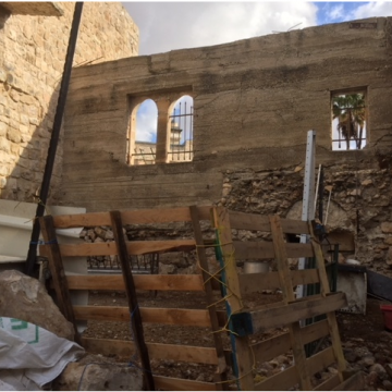 חברון: בית פלסטיני נטוש מול מערת המכפלה 