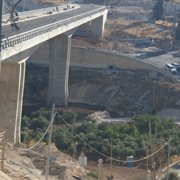גשר חדש בכביש האמריקאי הדרומי לקיצור הדרך לירושלים להתנחלויות גוש תקוע
