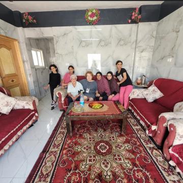 אל ח'דר: הבית אשר שופץ בידי מתנדבי AMOS - מועמד להריסה
