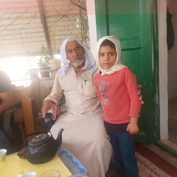 ואדי רד'ים - אבו סאפי עם בתו הקטנה