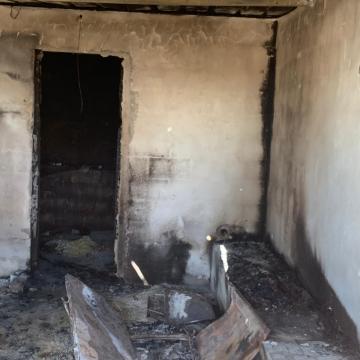 דרום הר חברון: הבית ששרפו מתנחלים בספאיי