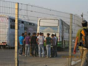 Back from a memorial ceremony to Arafat
