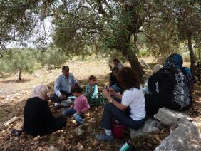 הזדהות עם ההתנגדות לגדר בין הכבישים