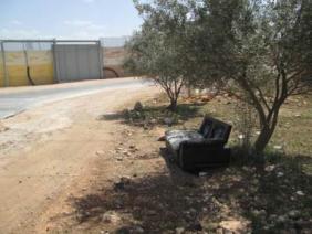 הזולה בכניסה לשער עזון עתמה