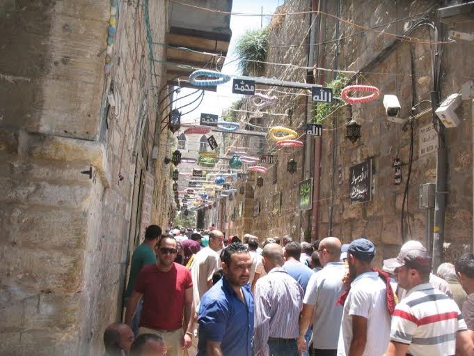 הכניסה להר הבית דרך באב אלחוטה