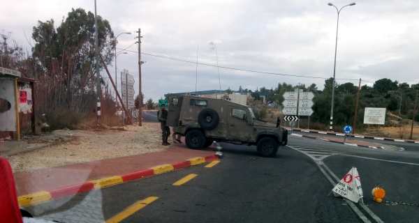 A checkpoint on road 465