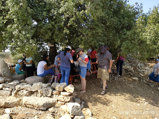 Israelis celebrating at the Nabi Danil maqam
