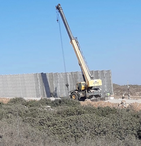 ברטעה: בניה מהירה של גדר  ההפרדה