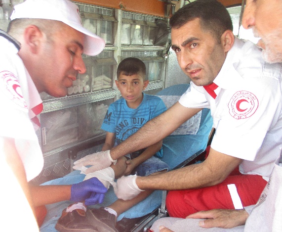 Qalandiya - wounded boy. 9.6.2017 Tamar Fleishman_0.jpg