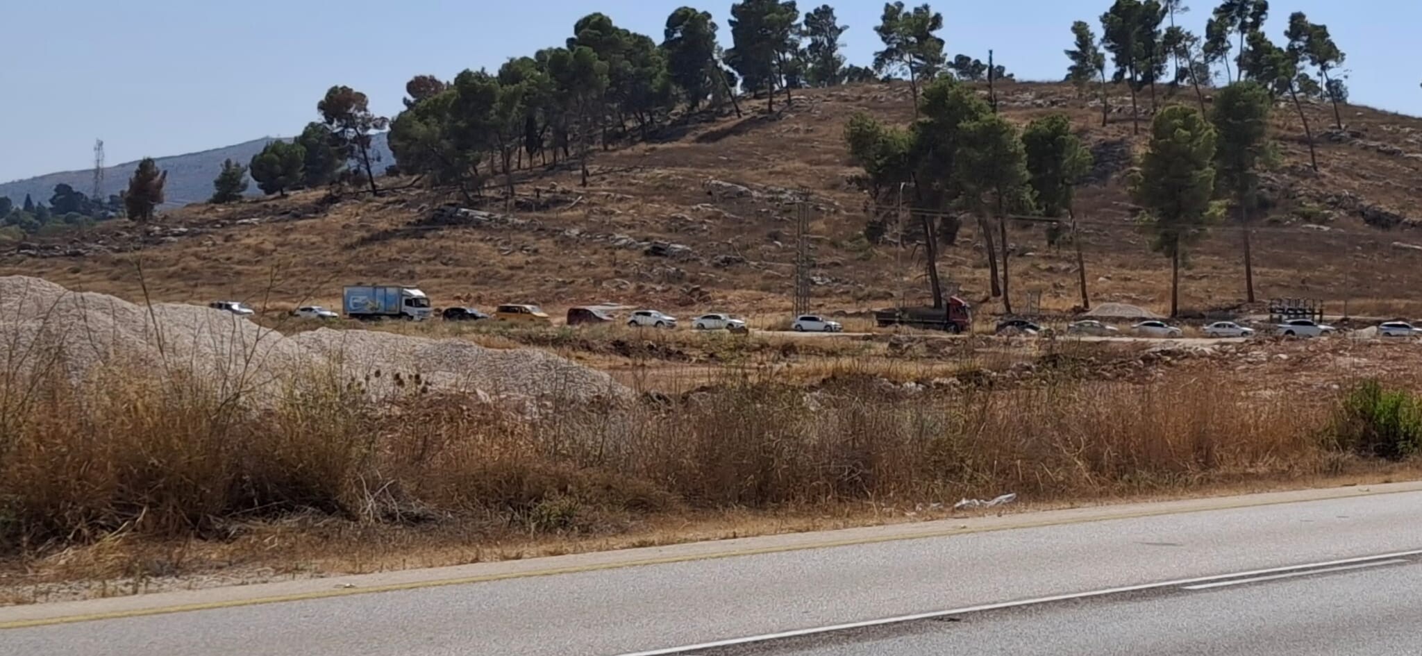 מחסום עוורתא: פקק תנועה