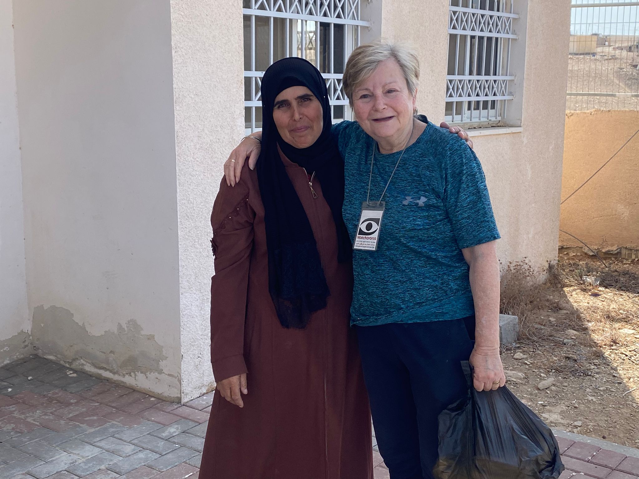 Meeting with kindergarten teacher Huda in Umm al-Daraj