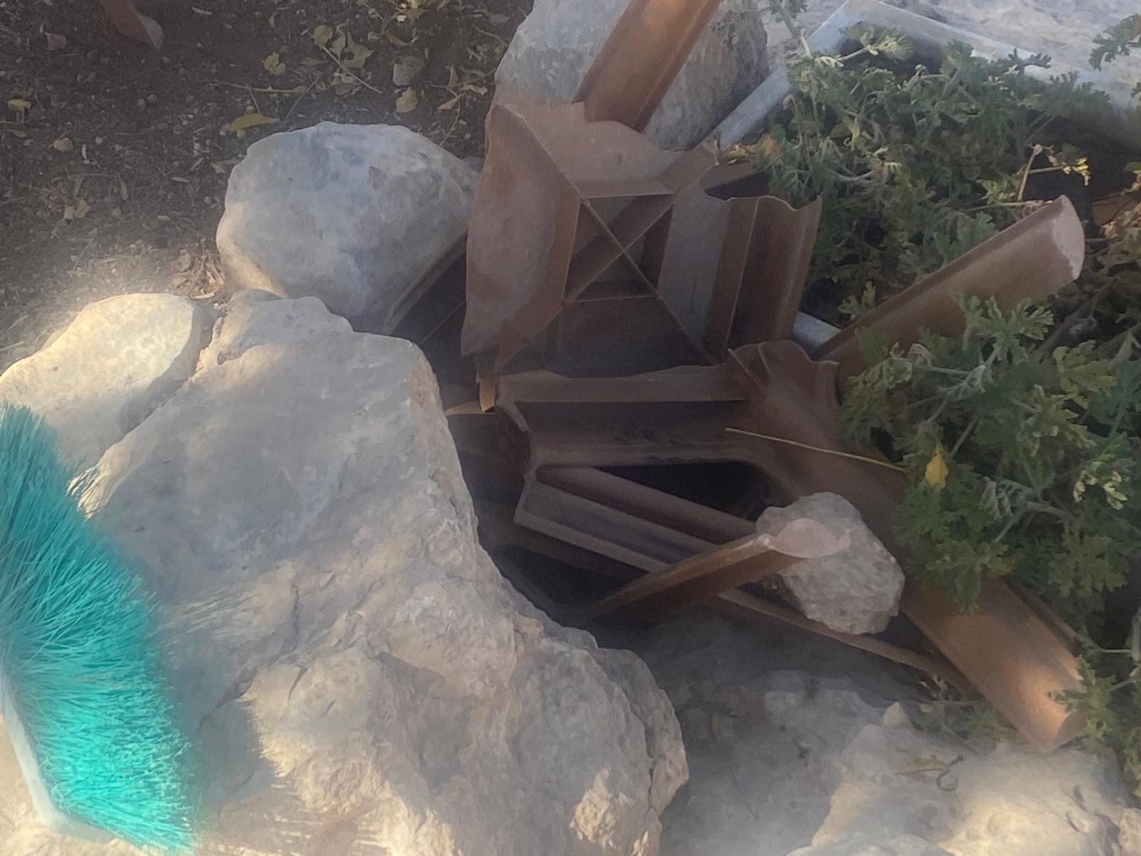 Susiya - The damage in the kitchen