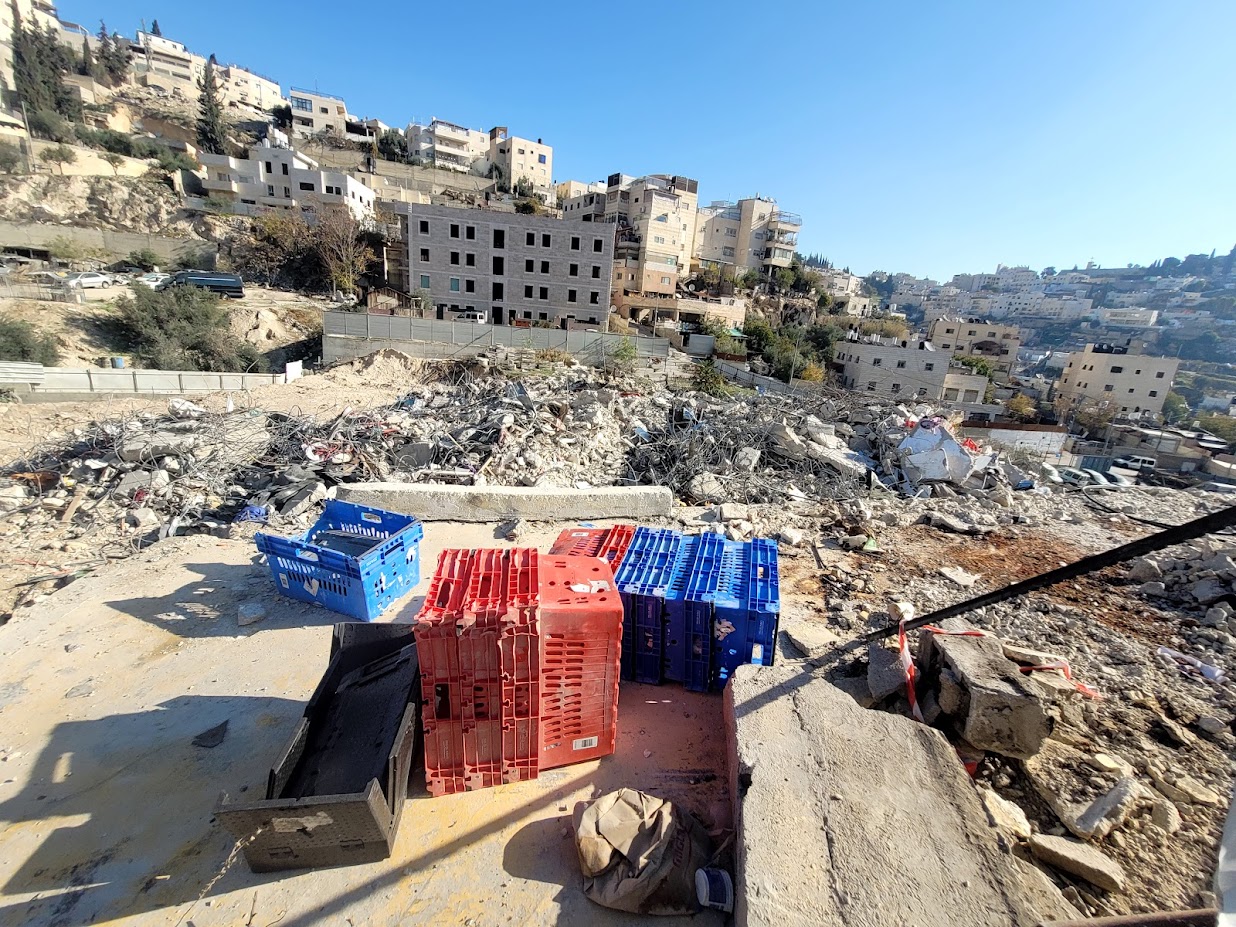 Wadi Qadum: Another photo of the destroyed house
