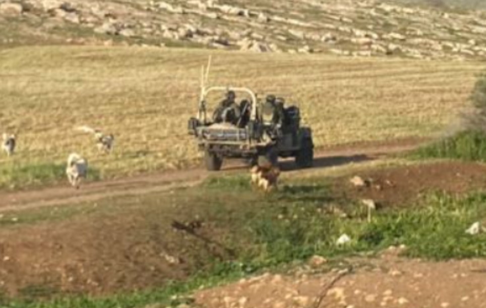 Samara: The jeep and four soldiers as they leave the operation