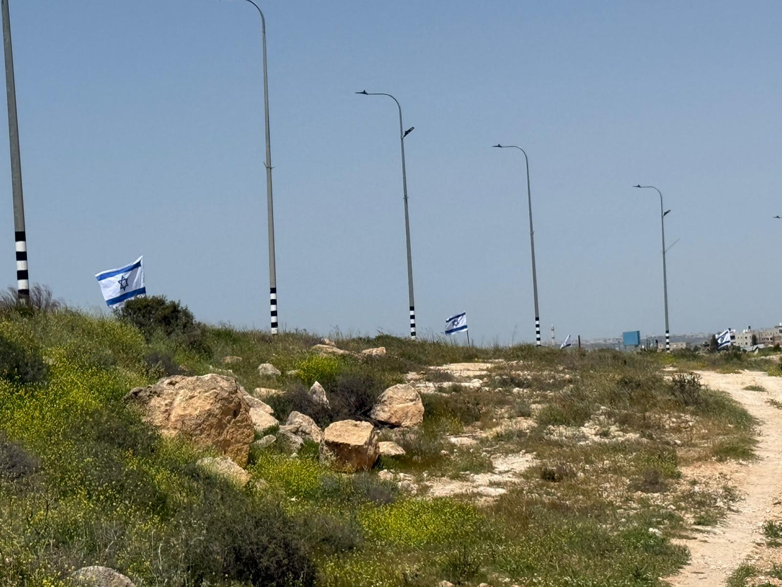 הפעם לא ראינו את דגלי ממלכת יהודה רק את דגלי מדינת ישראל