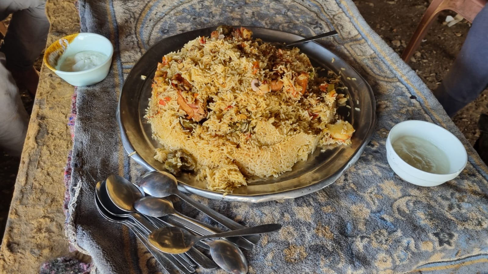 Samra. Maqluba for lunch