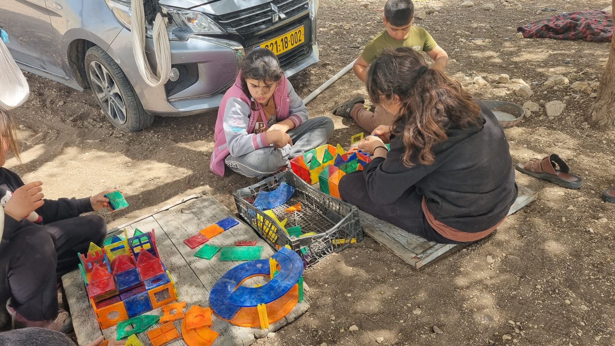 Samra. Playing at the Jujube Tree Community Center