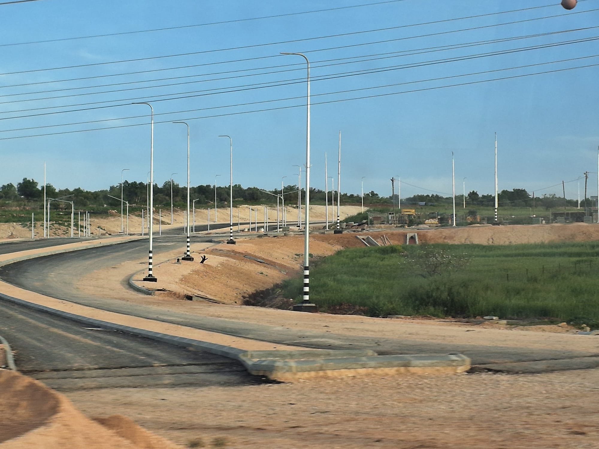 Al-Funduq. Construction of the bypass road is progressing rapidly