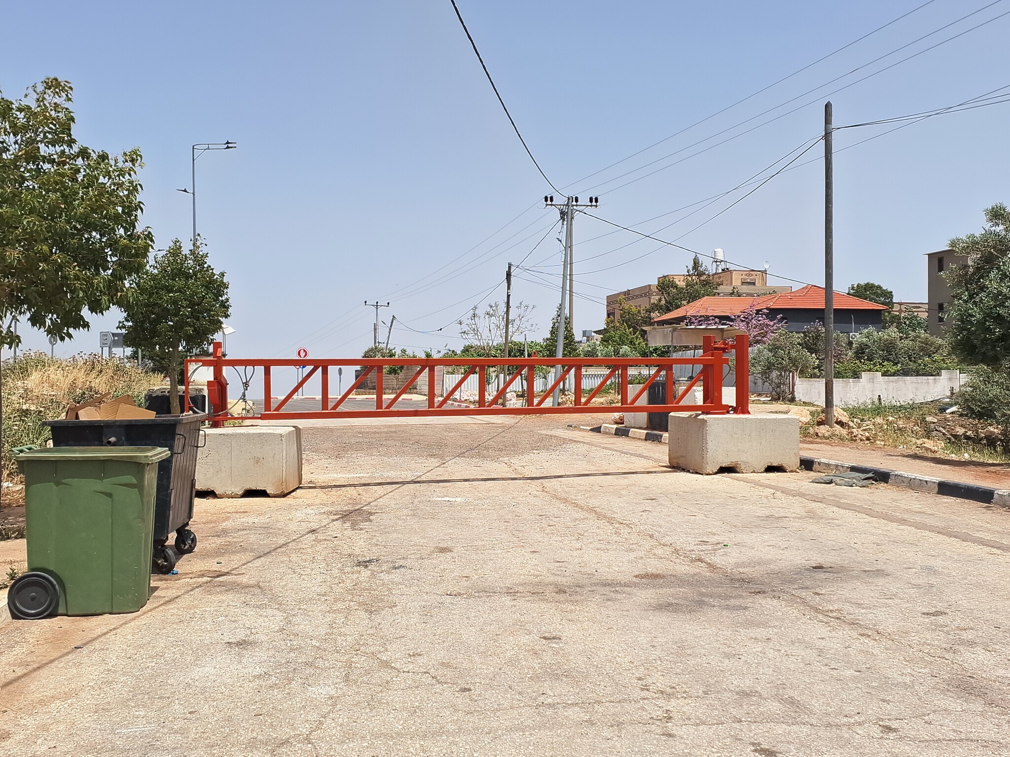 Qusra: The Gate at the Main Entrance is Closed