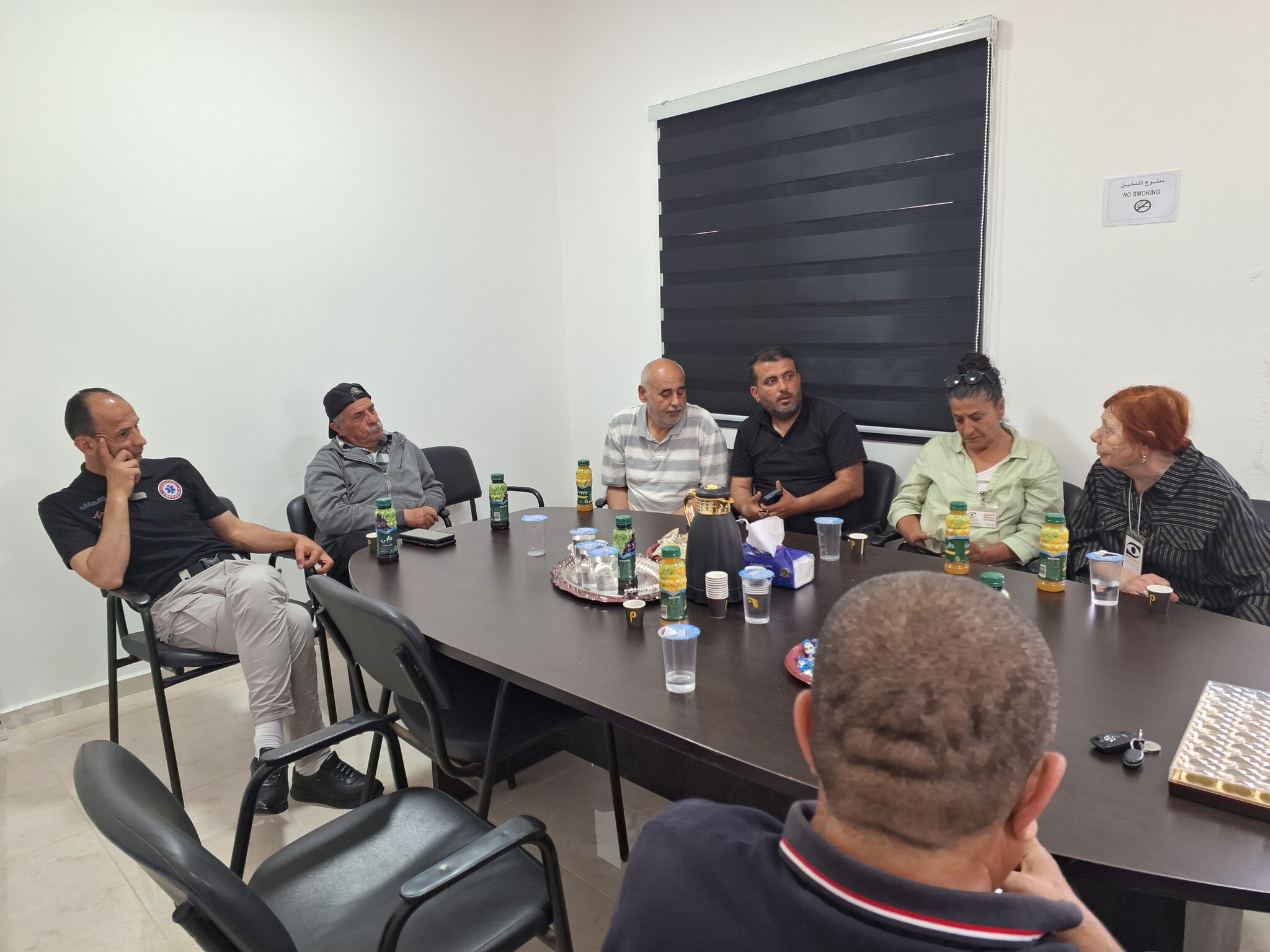 Qusra: Fathiya and Anat with the Council Head’s Guests