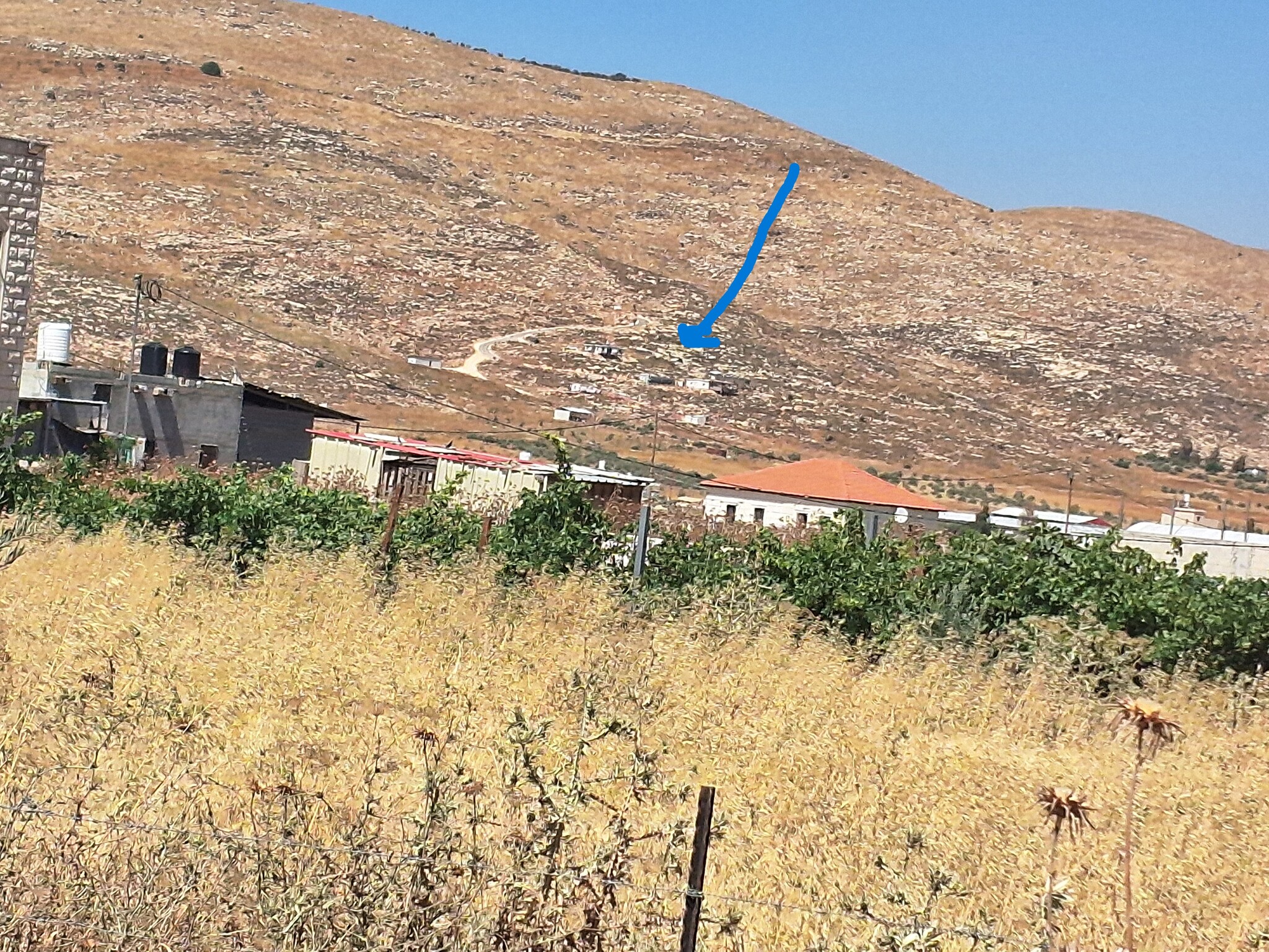Beit Furik. An outpost on the outskirts of the village