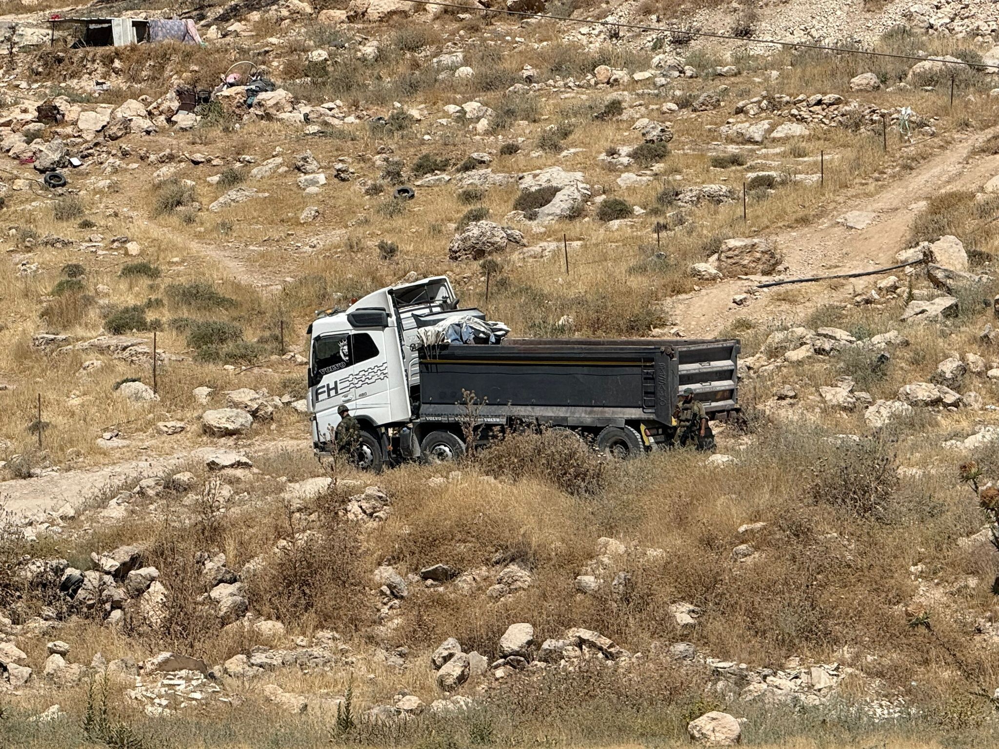 A truck was also delayed and the keys were taken for a few hours.