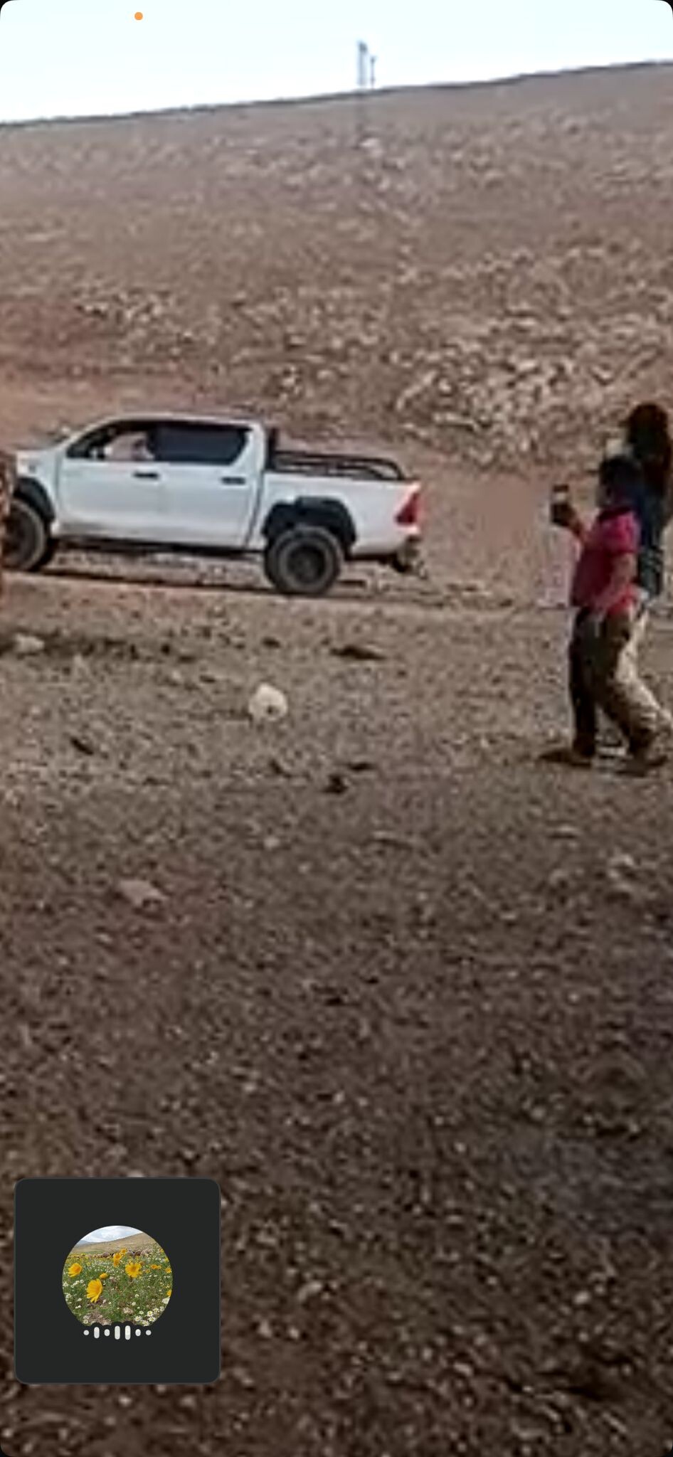 Samra. Settlers coming to harass