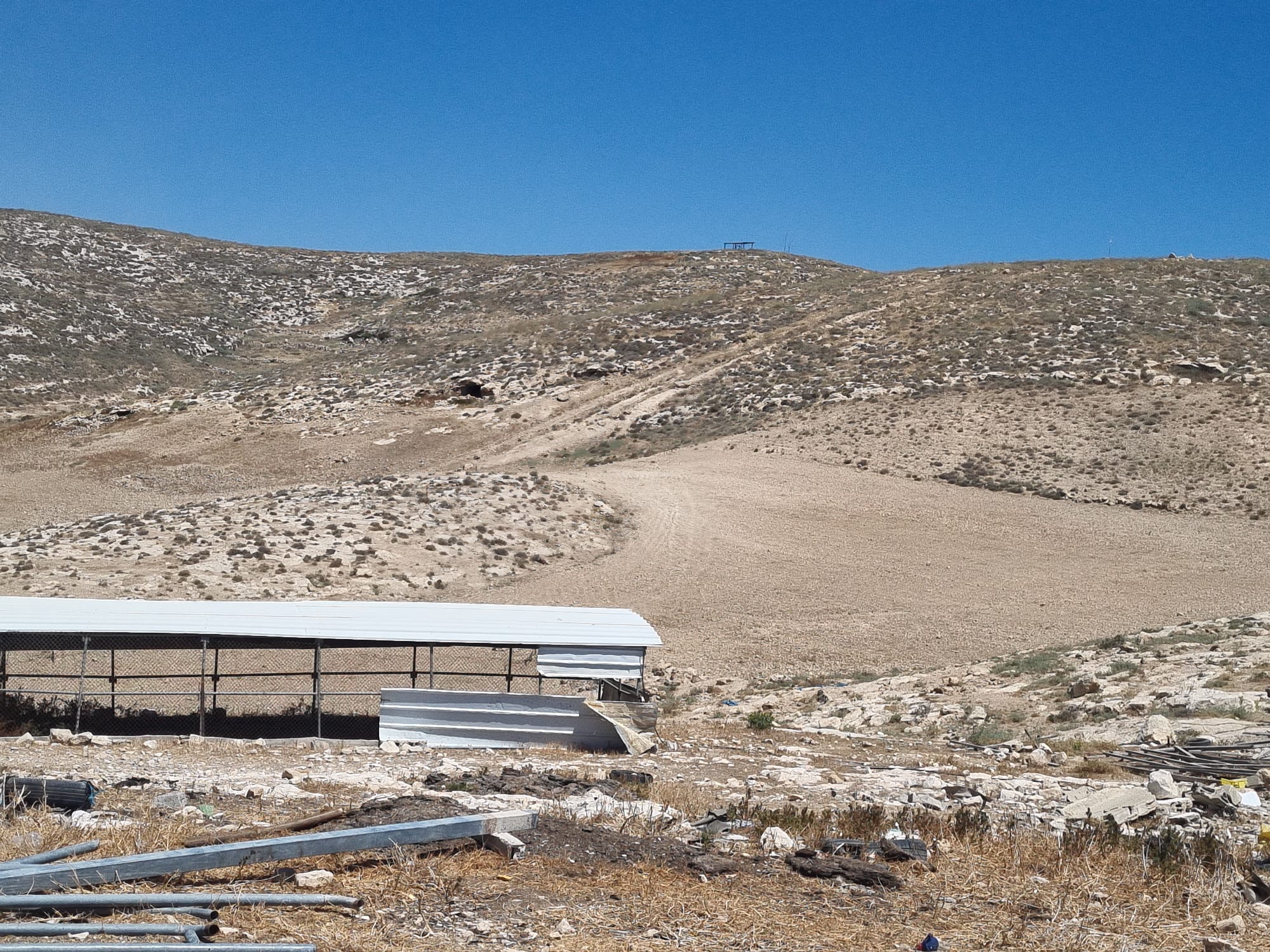 An area where the Thiel family's barley in Rahwa was grown, which was eaten by Yinon Levi's cows from the Meitar Farm