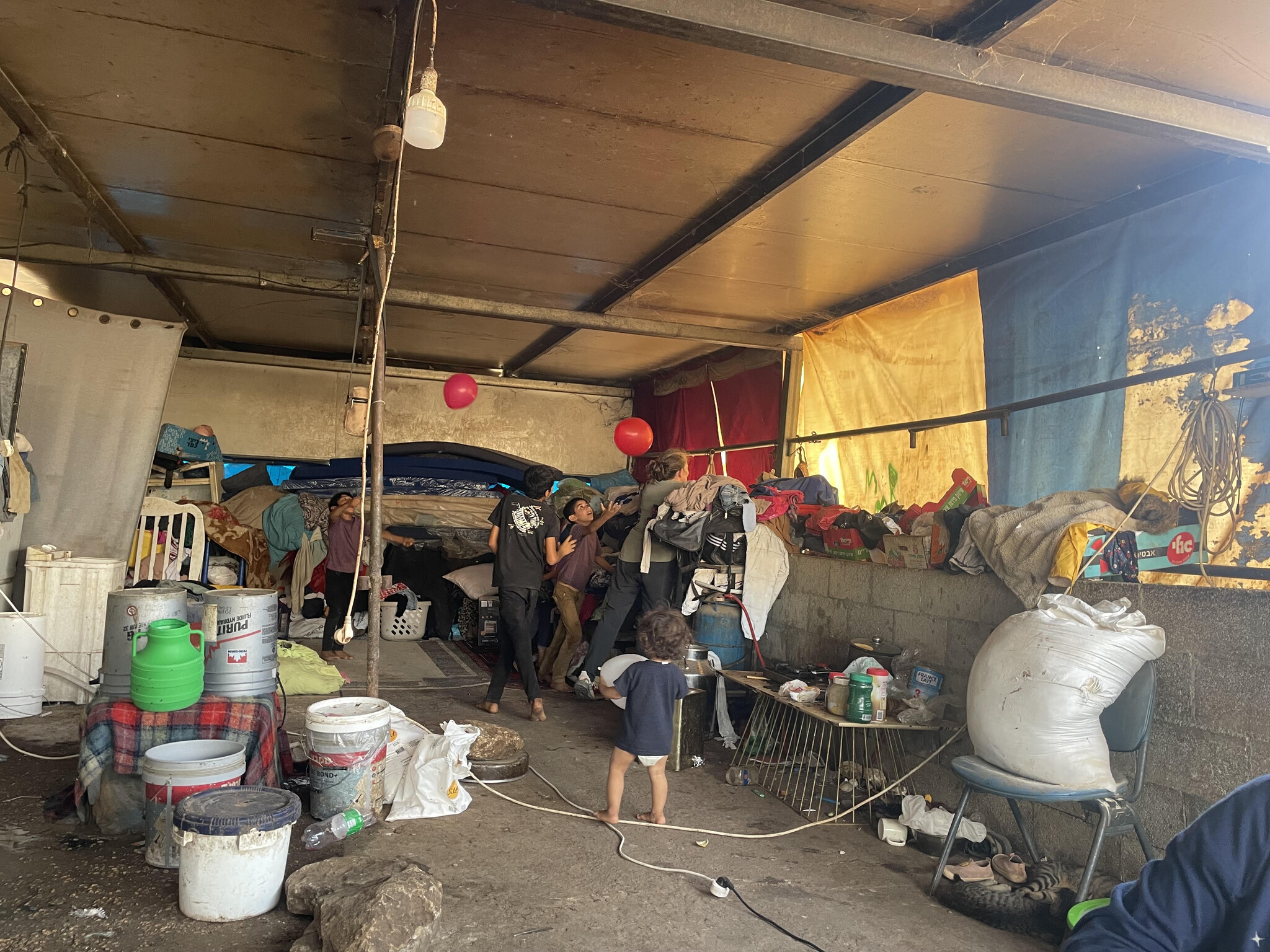 Khallet Makhoul. Organized chaos. Eager for activities