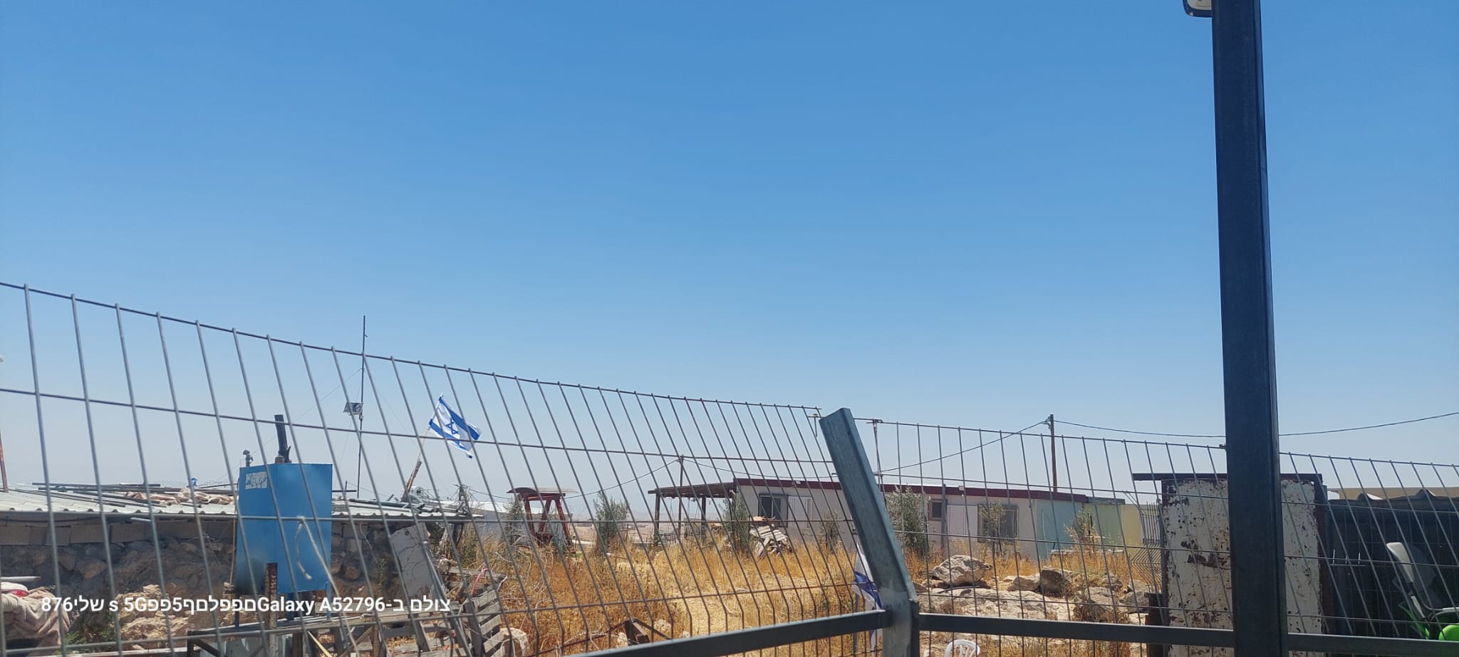 View from Umm al-Khair of the new Barkai neighborhood