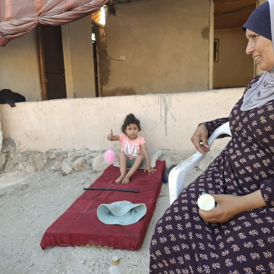 Al-Jiftlik: A. and her grandmother