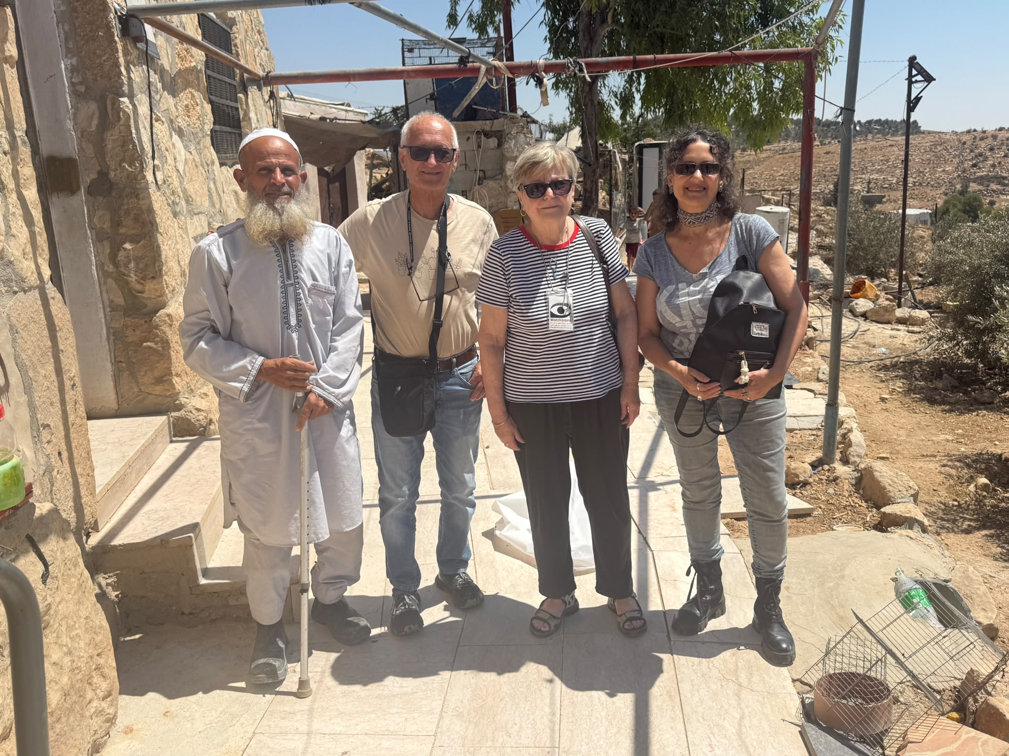 ביקור אצל שיח' סעיד אל עמור בכפר רכיז