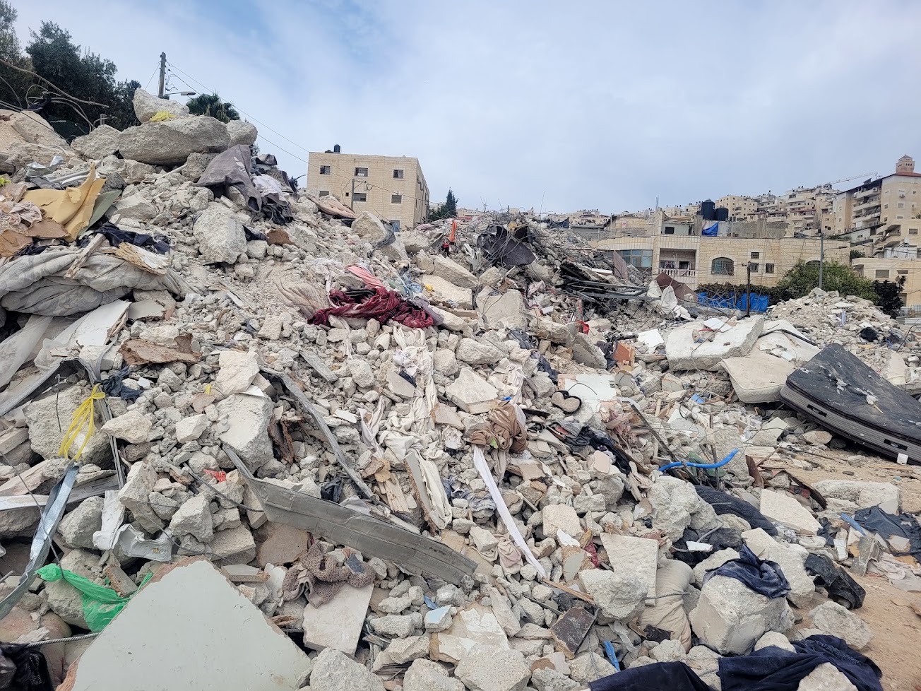 At-Tur. The 4-Story House Demolished a Week Ago